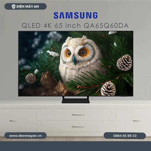 Smart Tivi QLED Samsung 4K 65 inch QA65Q60DA Model 2024 [Hàng Chính Hãng]