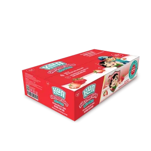 Thùng 48 Hộp Sữa Chua Uống Hương Kem Dâu KUN 110ml/hộp