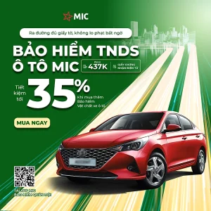 Bảo hiểm TNDS xe ô tô kèm BH tự nguyện cho người ngồi trên xe - Bảo hiểm Quân đội MIC