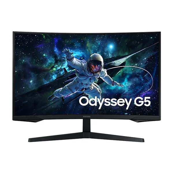 Màn Hình Gaming Samsung Odyssey G5 G55C LS32CG552EEXXV (2K (2560x1440)/ 32.0 Inch/ 1ms/ 165Hz/ 300 cd/m2/ VA) - Hàng Chính Hãng