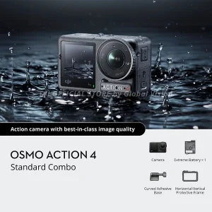 Camera hành động DJI Osmo Action 4 máy quay hành trình 4K 120fps, góc siêu rộng, hoạt động tốt nhiệt độ thấp (DJI OA 4) - Hàng chính hãng