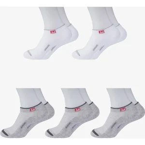 Combo 5 Đôi Tất Nam Vớ Nam Cổ Ngắn Sợi Cotton Cao Cấp Chống Hôi Chân, Không Xù, Không Bai Dão (Mix Màu)